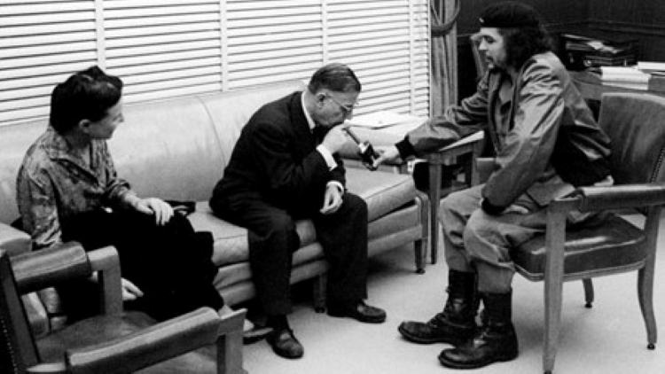 Sartre and de Beauvoir in Cuba